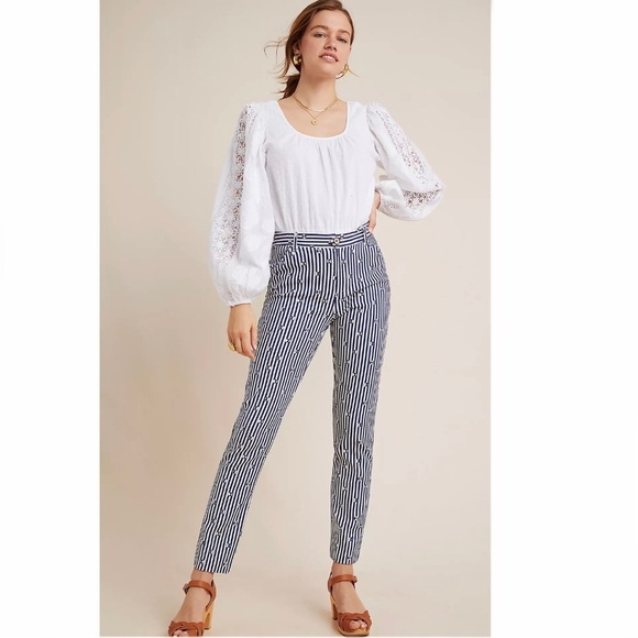 Anthropologie The Essential Slim Trousers - Picture 2 of 12